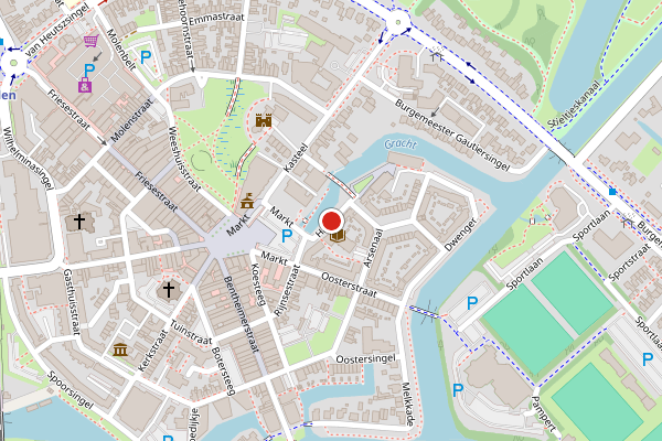 Brandweer-melding op Haven, Coevorden op 15 juni, kaart-overzicht