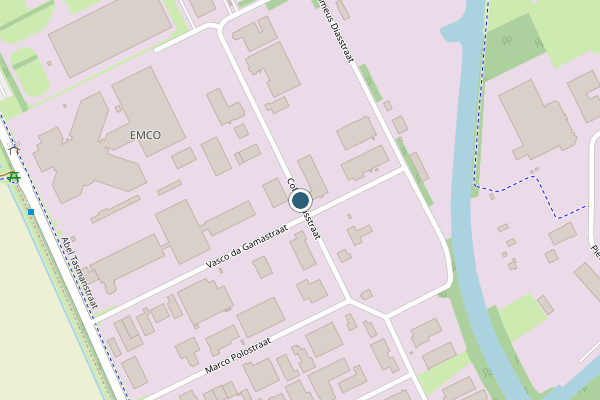 Politie-melding op Columbusstraat, Emmen op 18 juni, kaart-overzicht