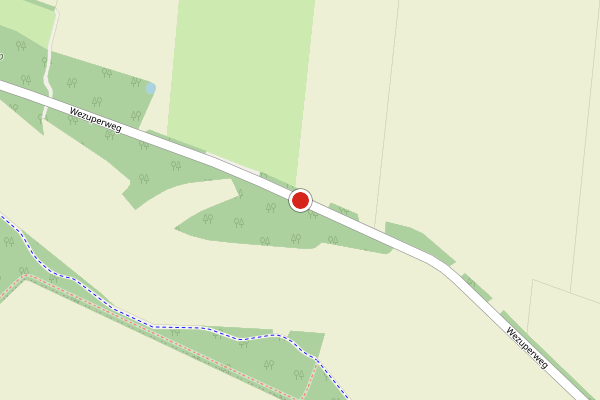 Brandweer-melding op Wezuperweg, Orvelte op 20 juni, kaart-overzicht