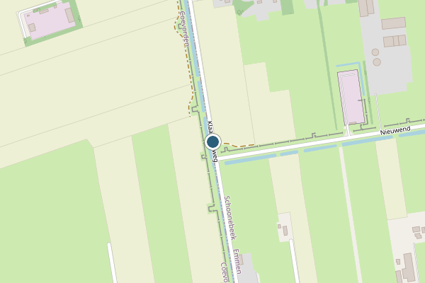 Politie-melding op Klaassensweg, Schoonebeek op 20 juni, kaart-overzicht