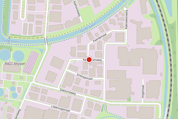 Brandweer-melding op Rabroekenweg, Meppel op 19 juni, kaart-overzicht