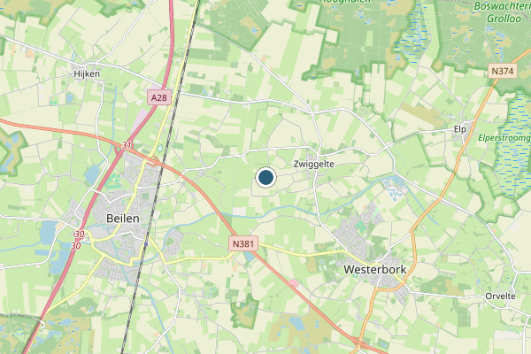 Politie-melding op 21 juni, kaart-overzicht