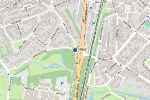 Politie-melding op Port-Natalweg, Assen op 24 juni, kaart-overzicht