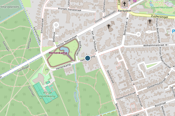 Politie-melding op Hertenkamp, Assen op 26 juni, kaart-overzicht