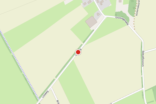 Brandweer-melding op Looweg, Noord-Sleen op 27 juni, kaart-overzicht